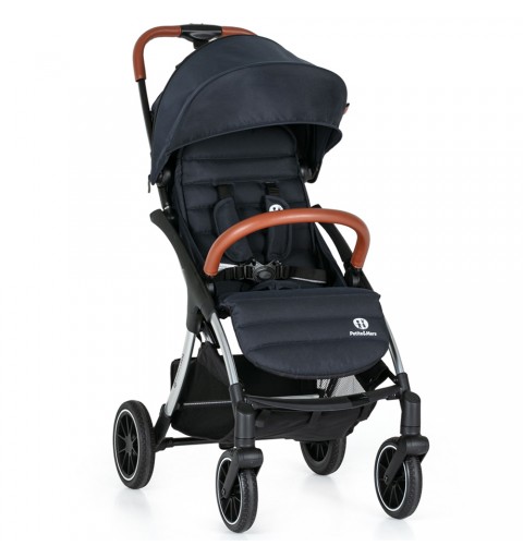 Petite&Mars Cross - lekki wózek spacerowy do 22 kg | Anthracite Blue